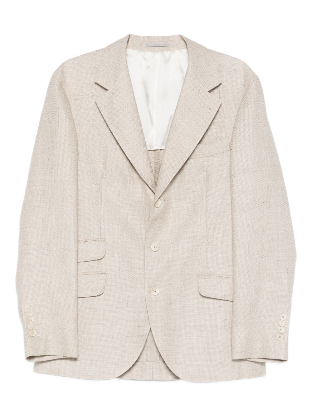 BRUNELLO CUCINELLI Single-Breasted Men's Jacket - SS26 Collection