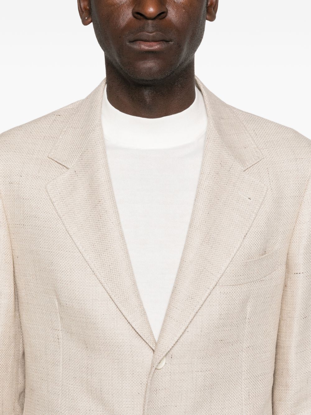 BRUNELLO CUCINELLI Single-Breasted Men's Jacket - SS26 Collection