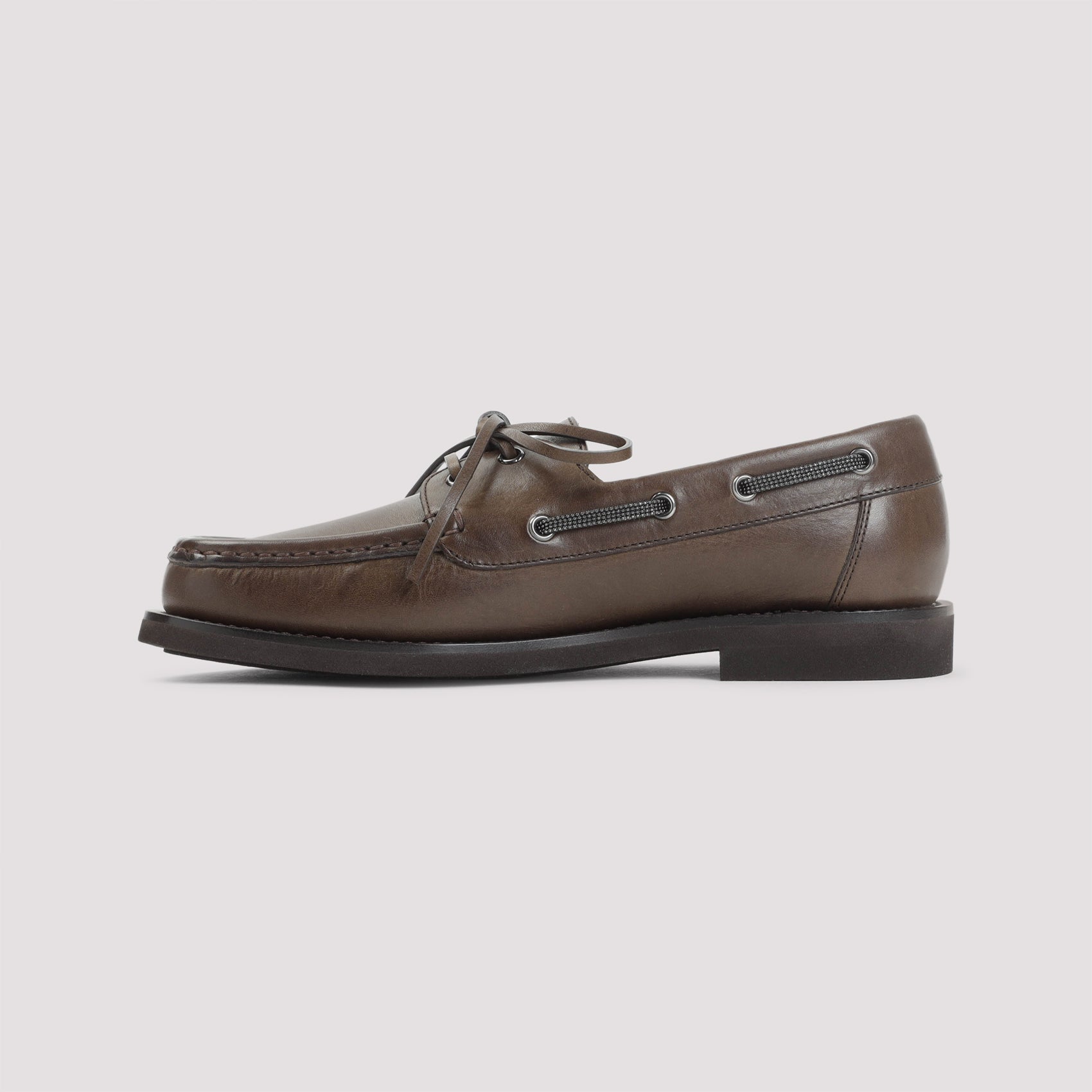BRUNELLO CUCINELLI Elegant Women's Leather Loafers