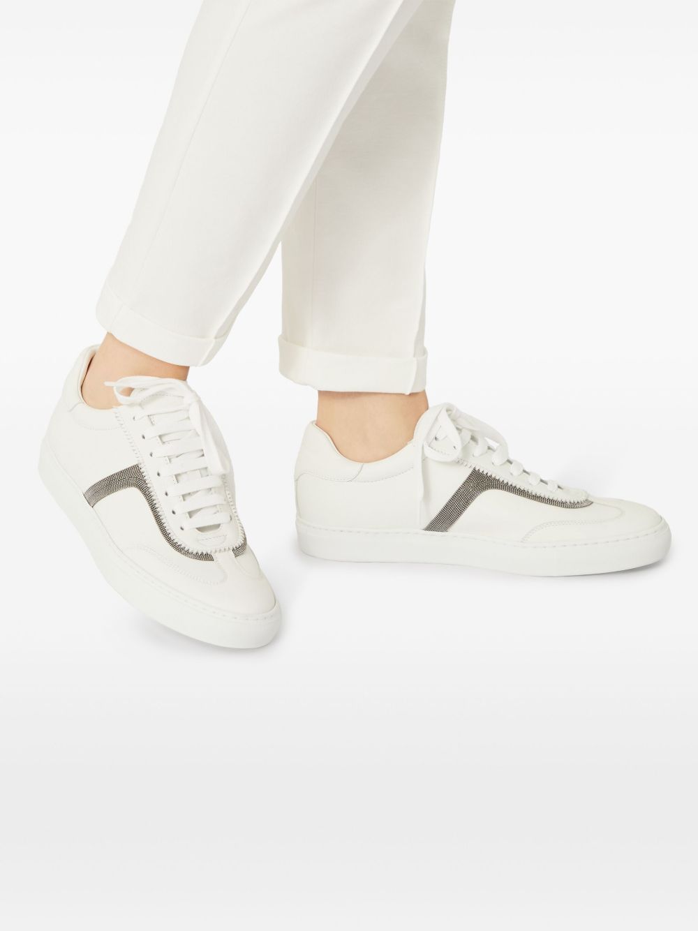 BRUNELLO CUCINELLI Luxury Women's Sneakers with Elegant Detail