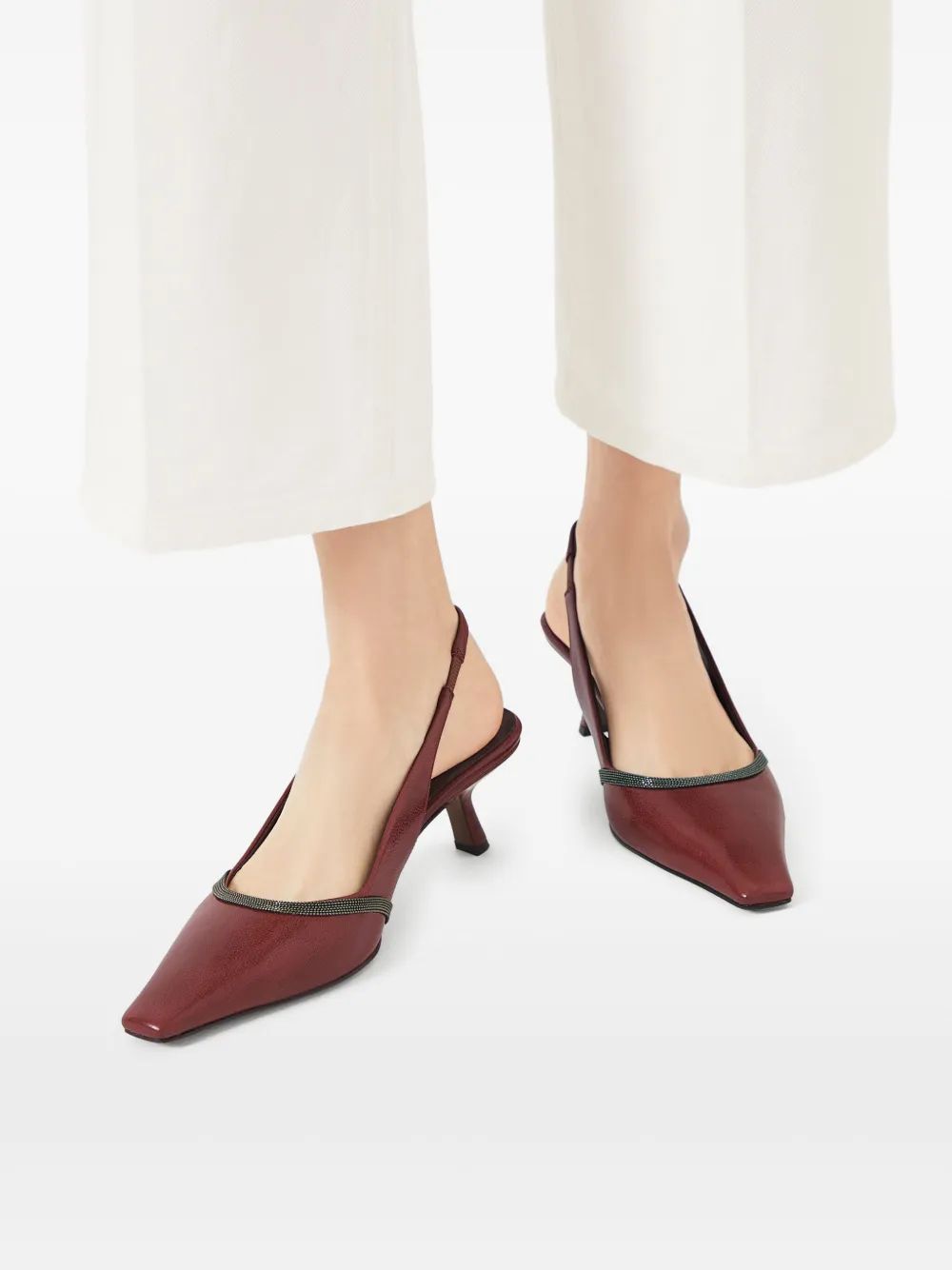 BRUNELLO CUCINELLI 55MM City Slingback Pumps