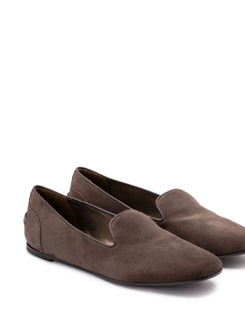 BRUNELLO CUCINELLI Suede Leather Loafers for Women