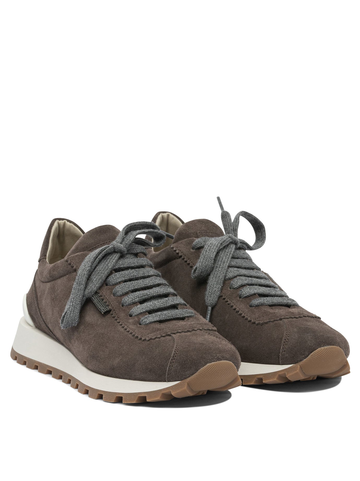 BRUNELLO CUCINELLI Women's Suede Slip-On Sneakers