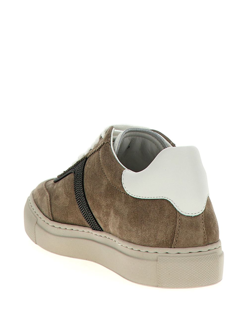 BRUNELLO CUCINELLI Suede Trainers with Precious Detailing