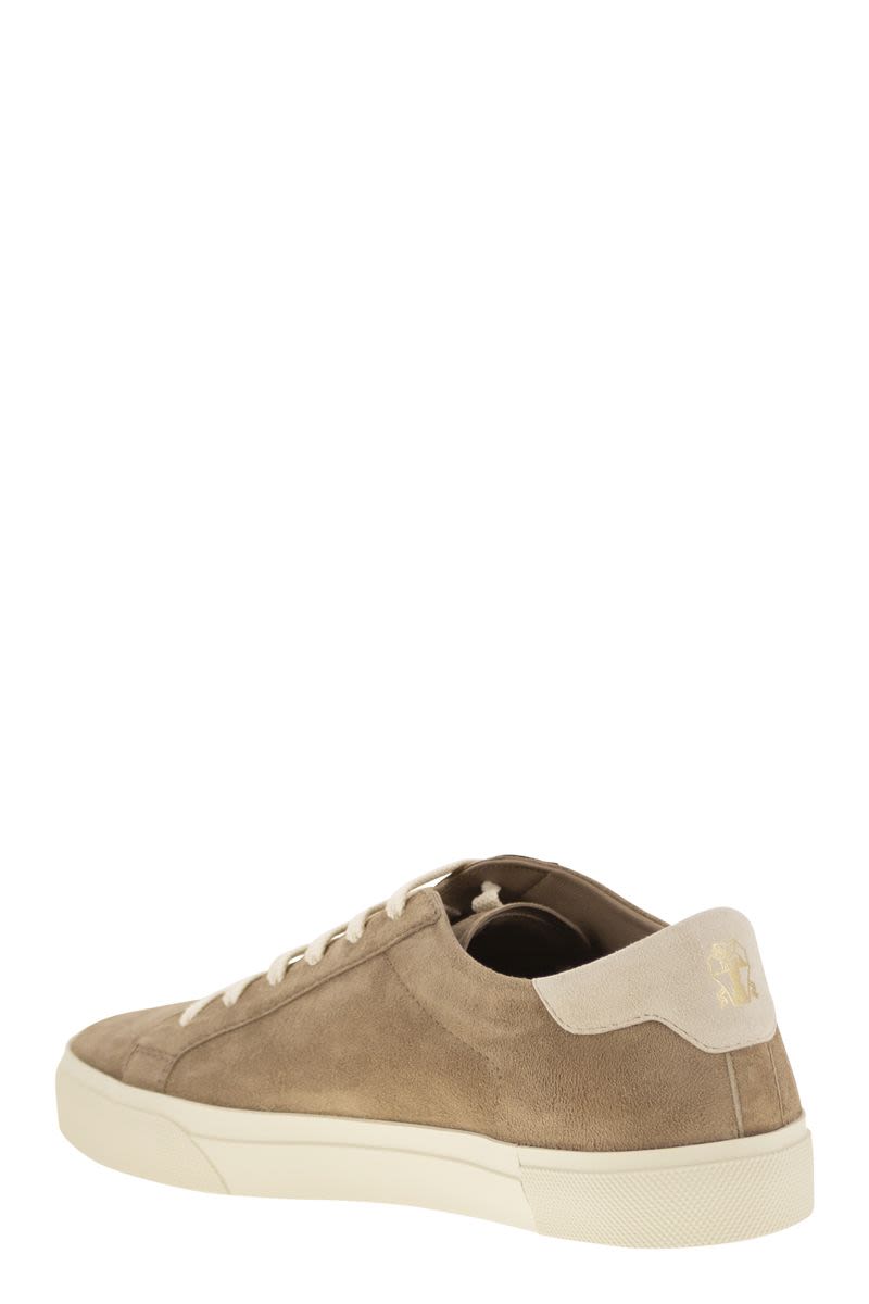 BRUNELLO CUCINELLI Suede Lace-Up Sneakers for Men