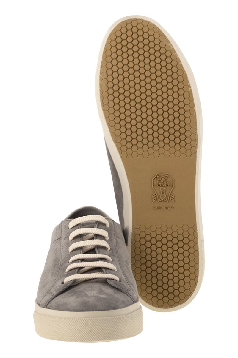 BRUNELLO CUCINELLI Premium Suede Trainers for Men