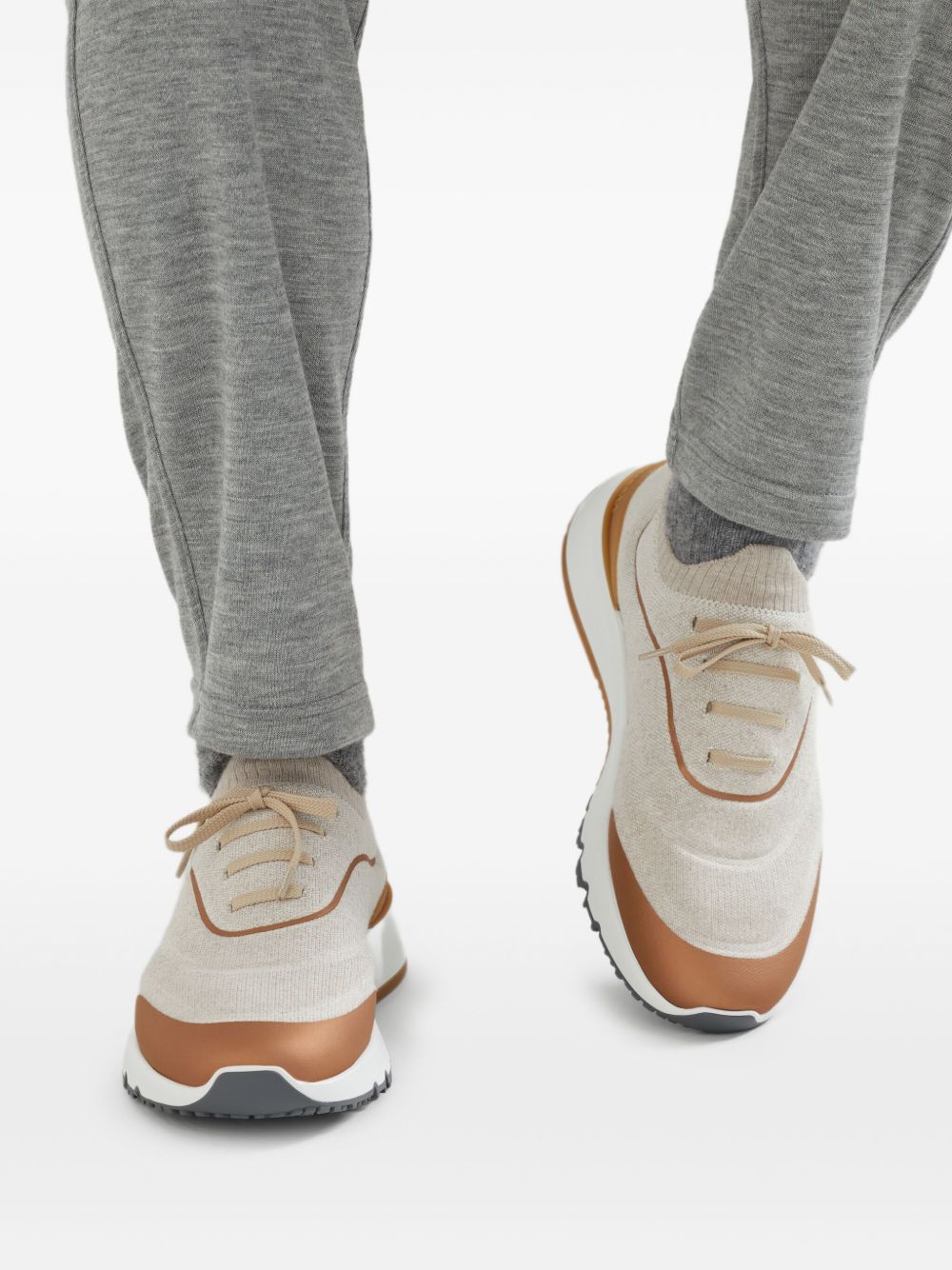 BRUNELLO CUCINELLI Cotton Sneaker for Men - FW25 Collection