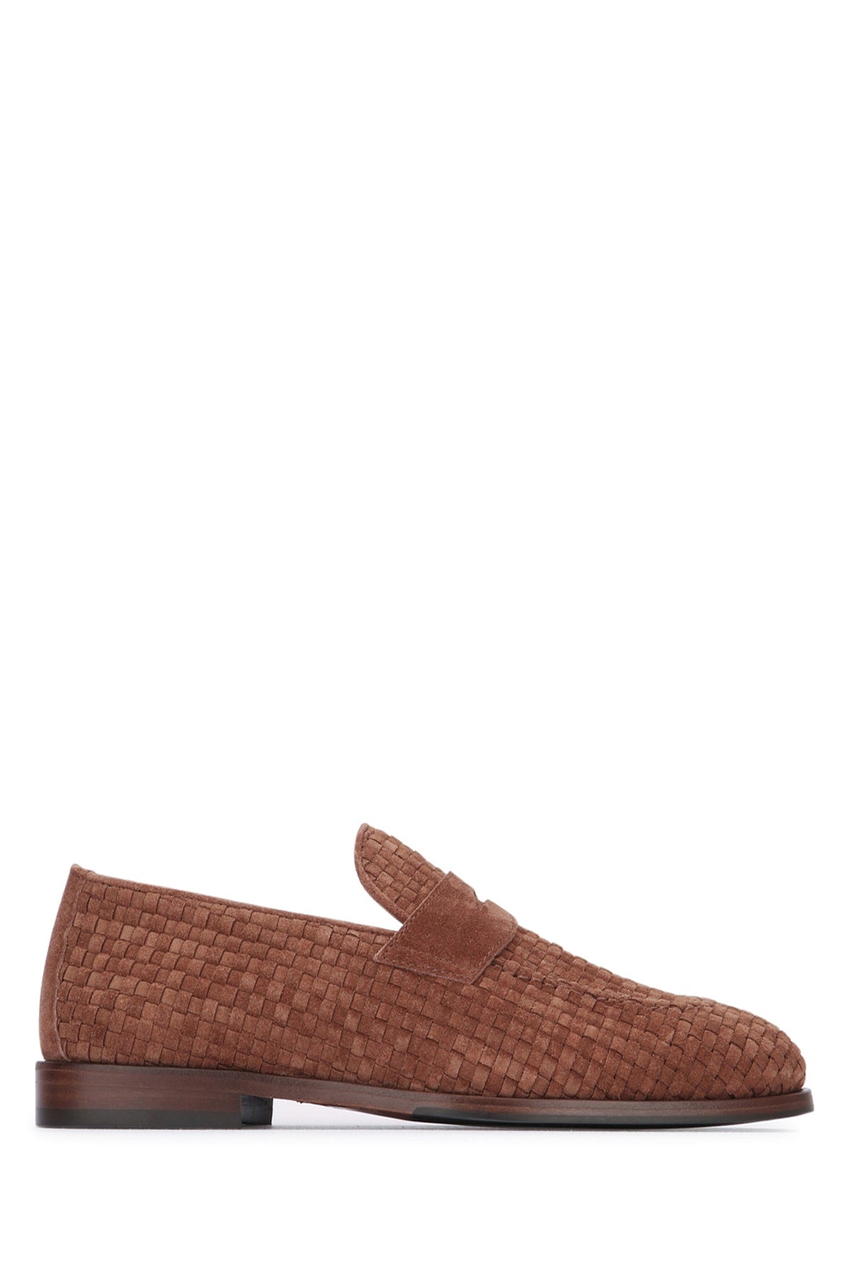 BRUNELLO CUCINELLI Men's Woven Penny Loafers