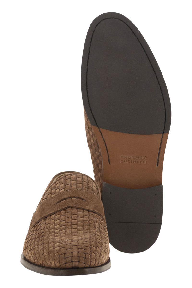 BRUNELLO CUCINELLI Interwoven Loafers for Men - SS25 Collection