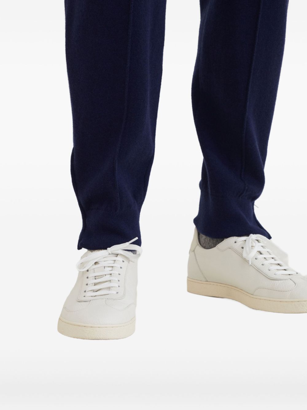 BRUNELLO CUCINELLI Leather Lace-Up Sneakers for Men