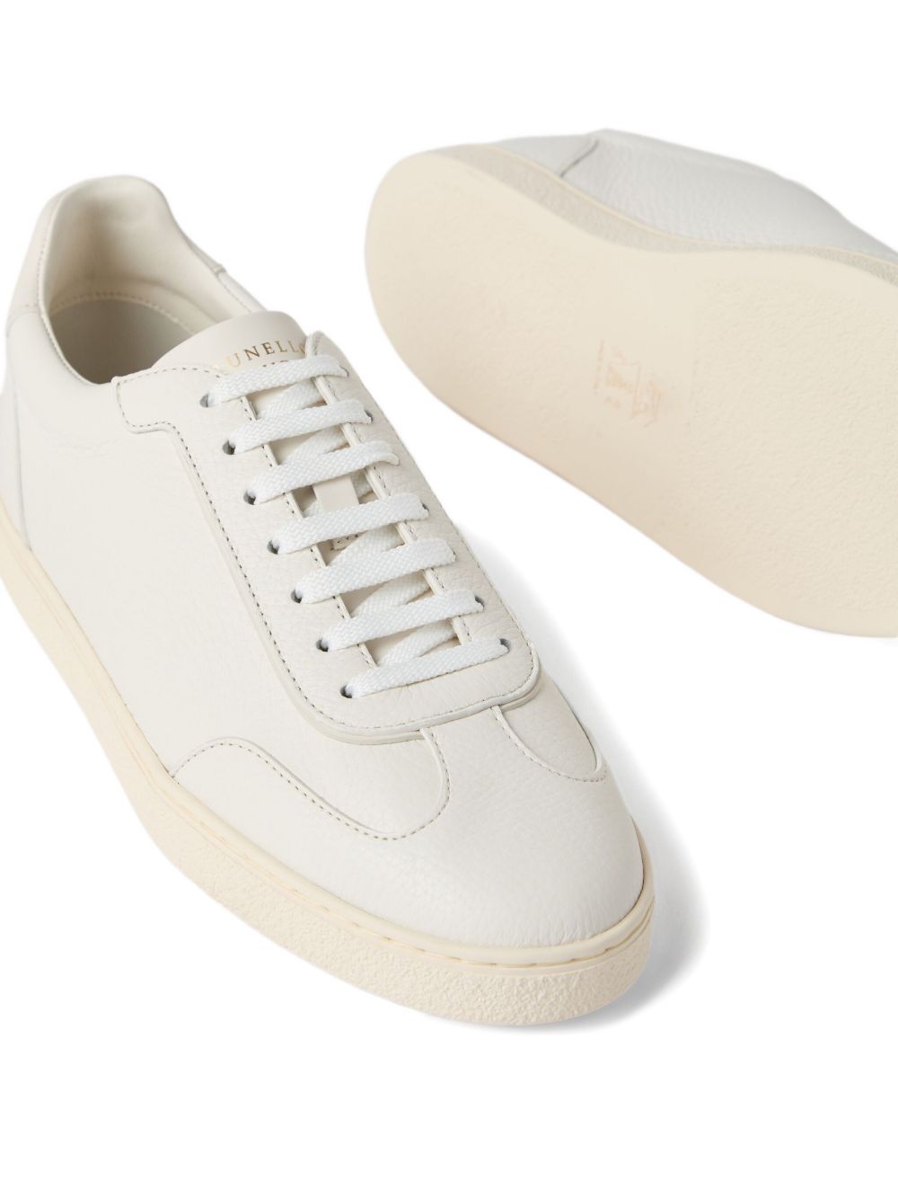 BRUNELLO CUCINELLI Leather Lace-Up Sneakers for Men