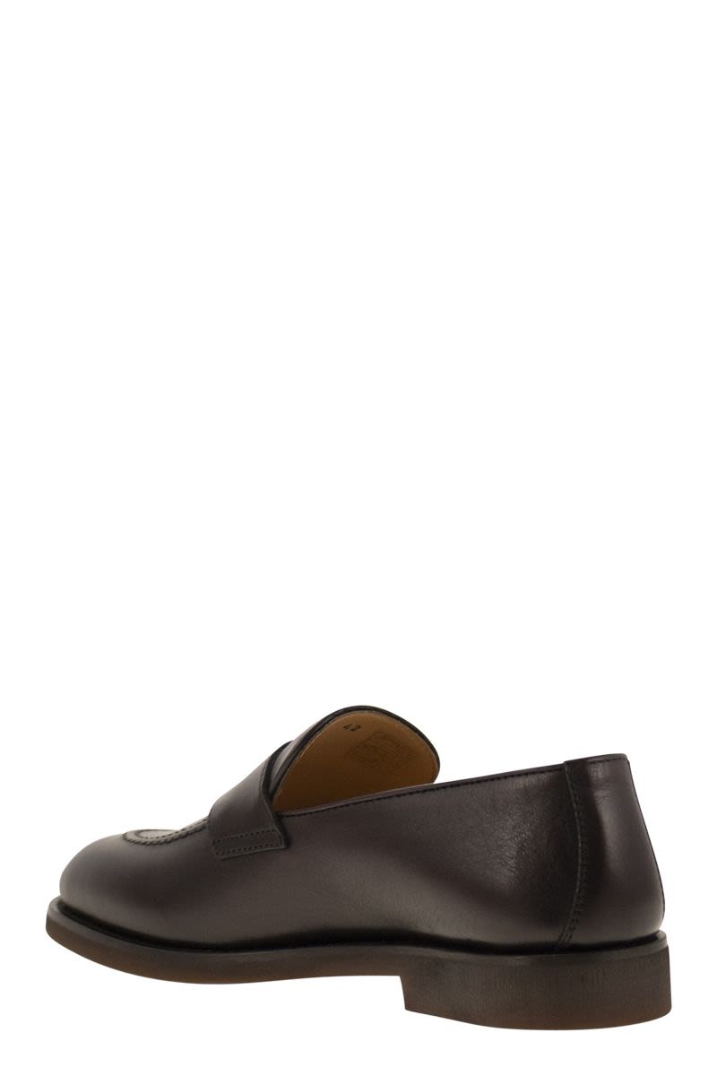 BRUNELLO CUCINELLI Calfskin Penny Loafer - Men's - FW25
