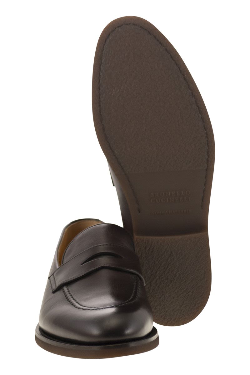 BRUNELLO CUCINELLI Calfskin Penny Loafer - Men's - FW25