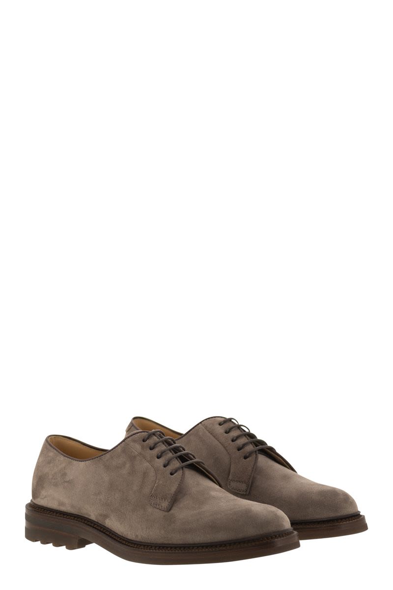 BRUNELLO CUCINELLI Suede Derby Dress Shoes