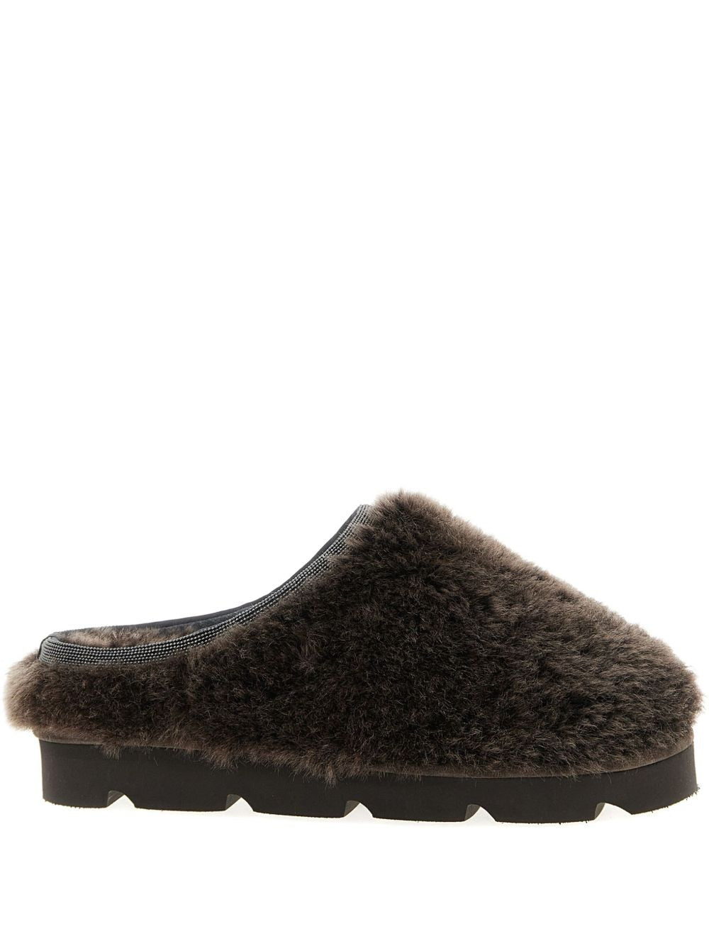 BRUNELLO CUCINELLI Luxurious Shearling Slippers for Women