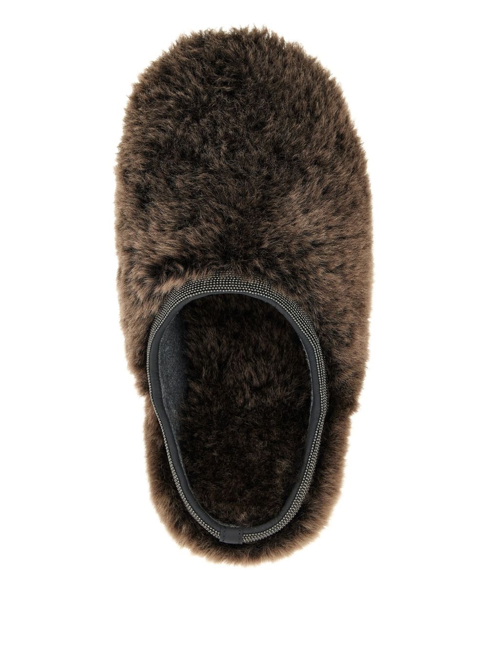 BRUNELLO CUCINELLI Luxurious Shearling Slippers for Women