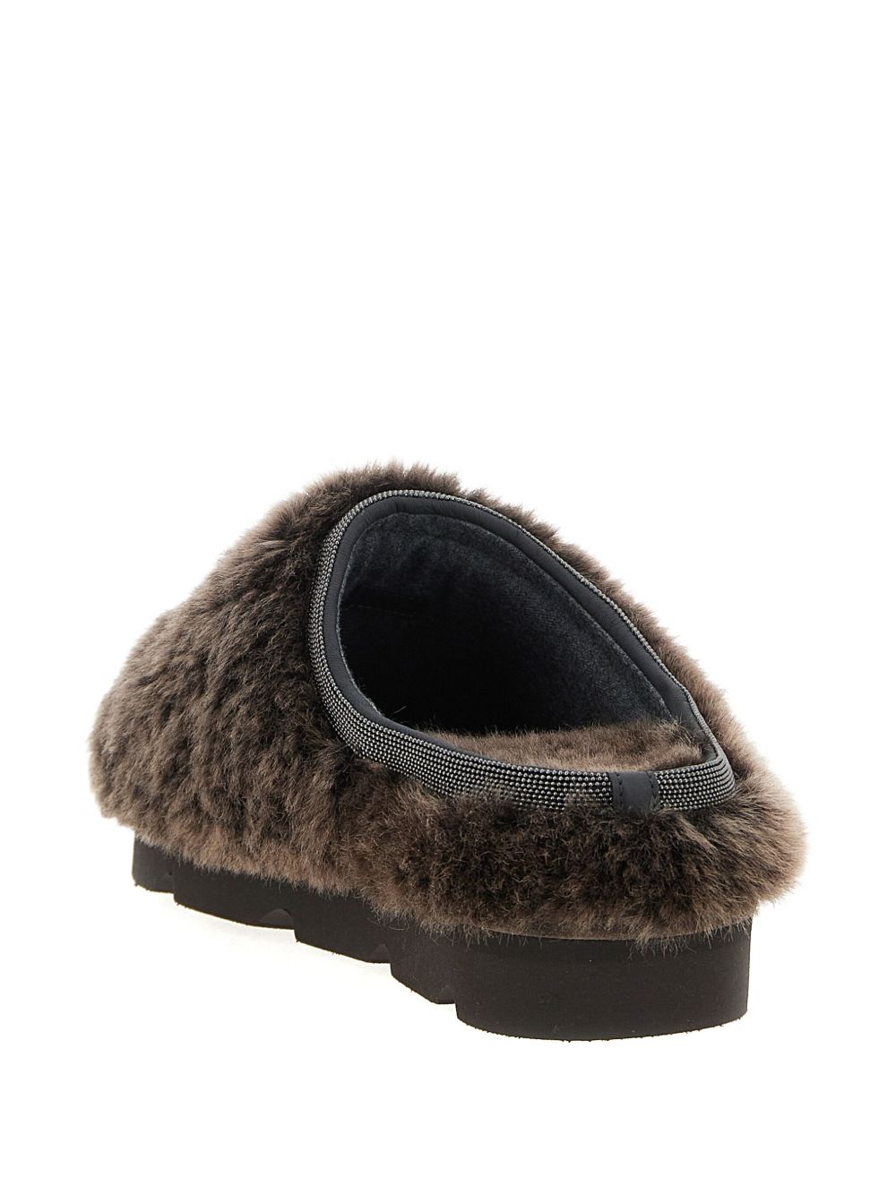BRUNELLO CUCINELLI Luxurious Shearling Slippers for Women