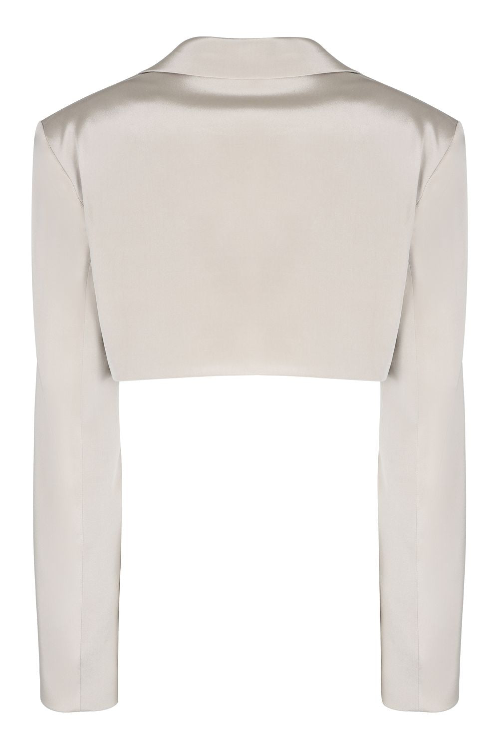 THE MANNEI Cropped Mini Silk Blazer