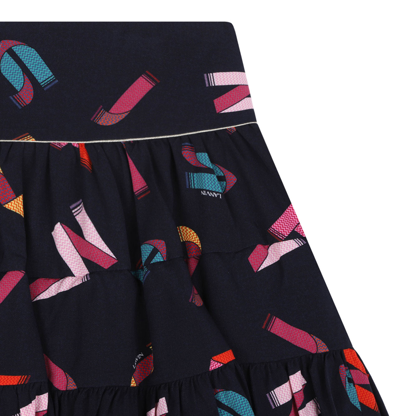 LANVIN Viscose Mini Skirt for Girls