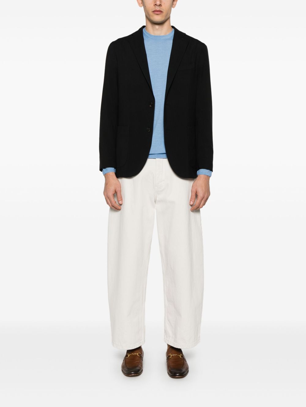 BOGLIOLI Men's Wool Single-Breasted Jacket