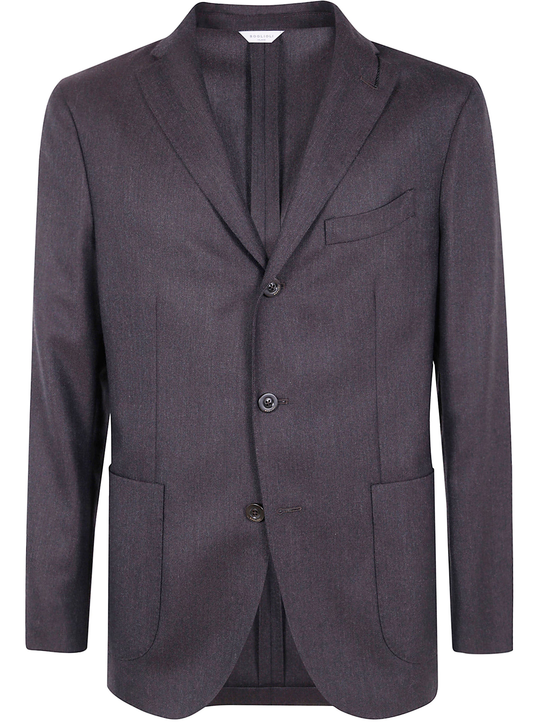 BOGLIOLI Classic Virgin Wool Jacket for Men