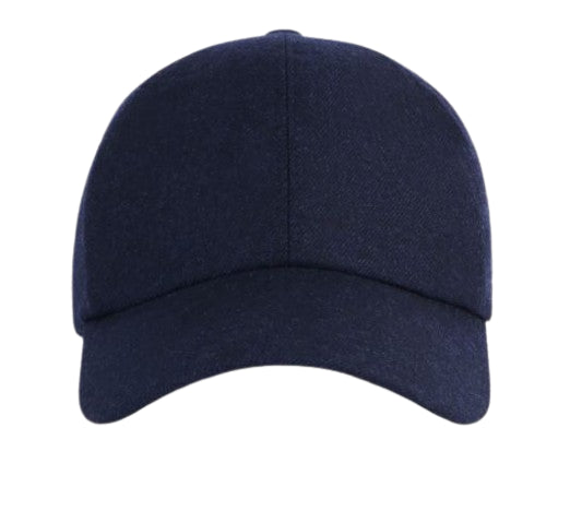 FAY Adjustable Cotton Flat Peak Hat for Men
