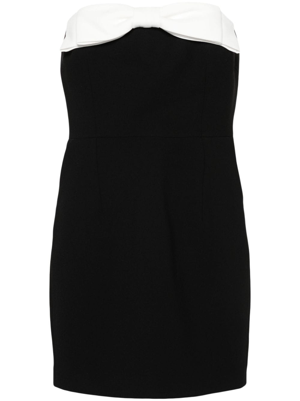 THE NEW ARRIVALS BY ILKYAZ OZEL Elegant Strapless Mini Dress with Bow Detailing