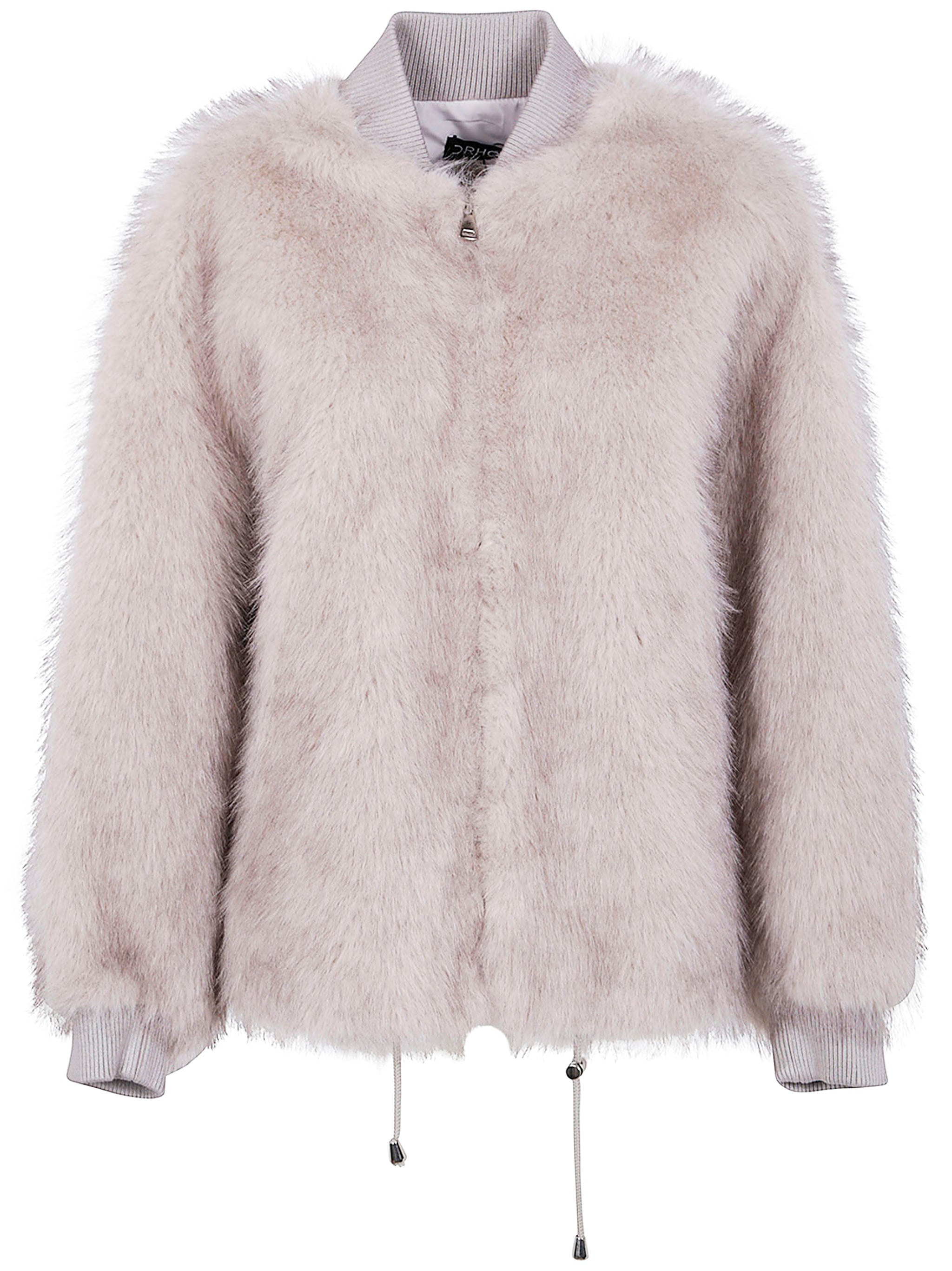 DRHOPE Faux Fur Jacket for Women