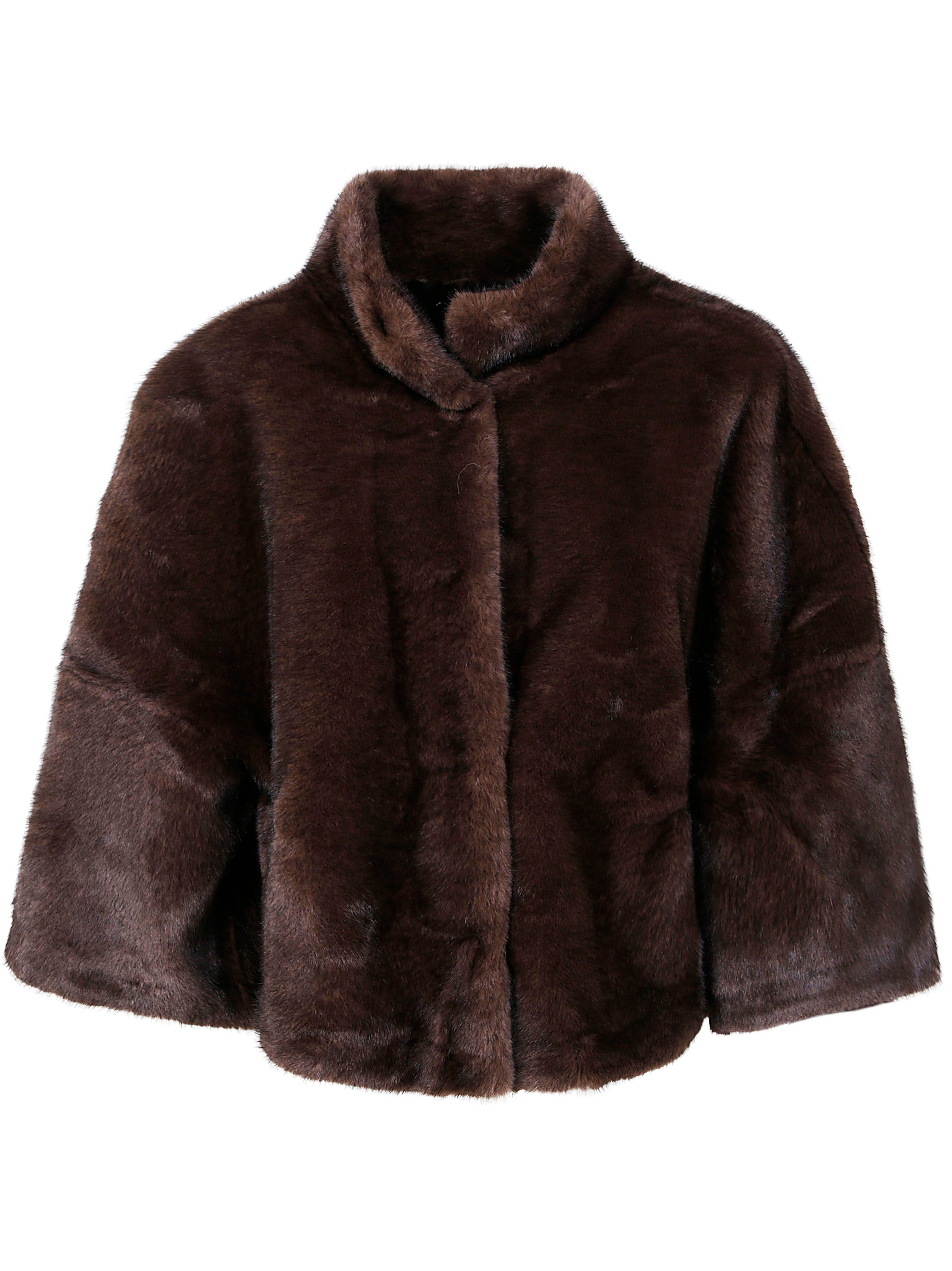 DRHOPE Cozy Fake Fur Jacket for Women