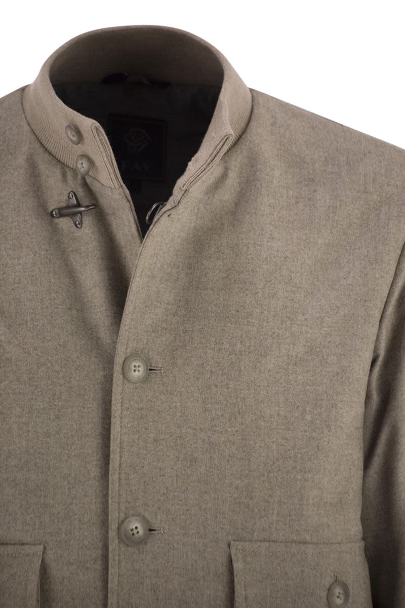 FAY Men's Lightweight Suede Bomber Jacket