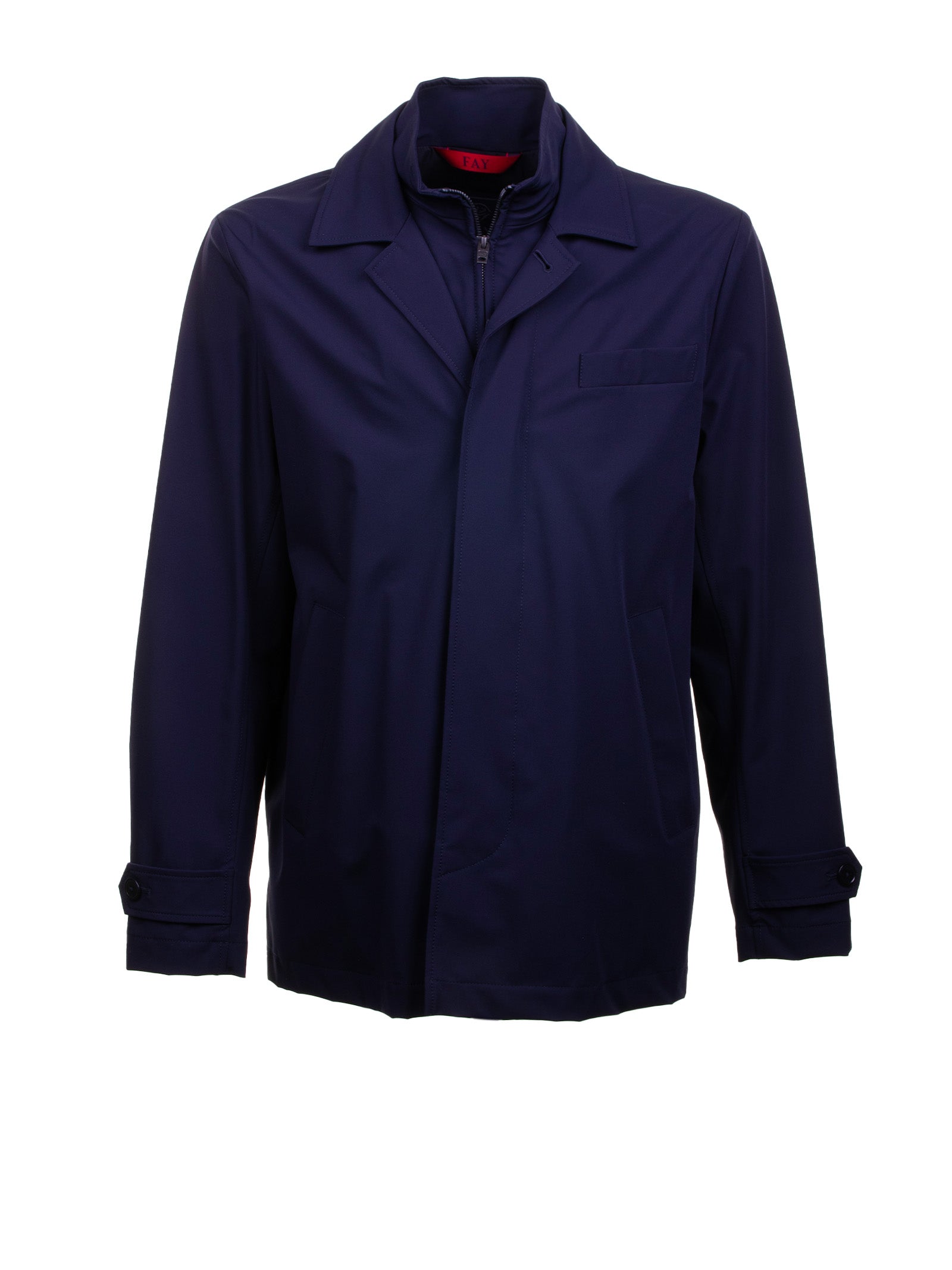 FAY Stretch Nylon Jacket with Water-Repellent Treatment for Men