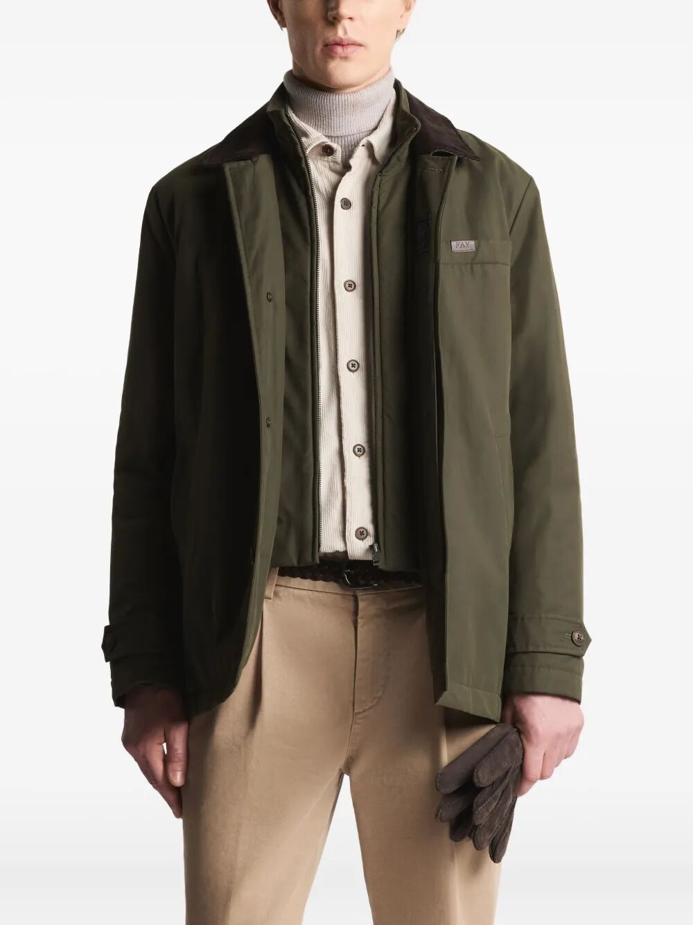 FAY Mini Short Morning Raincoat for Men