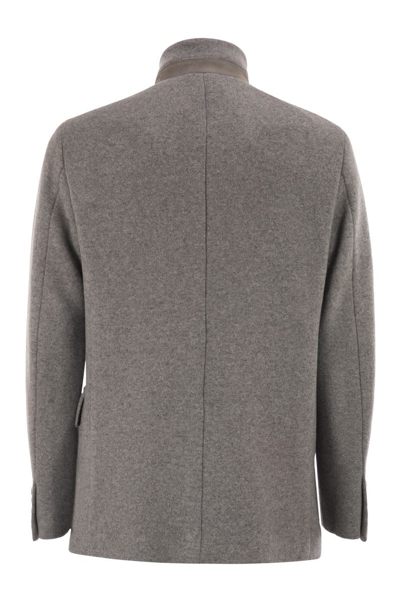 FAY Men's Wool Pea Jacket