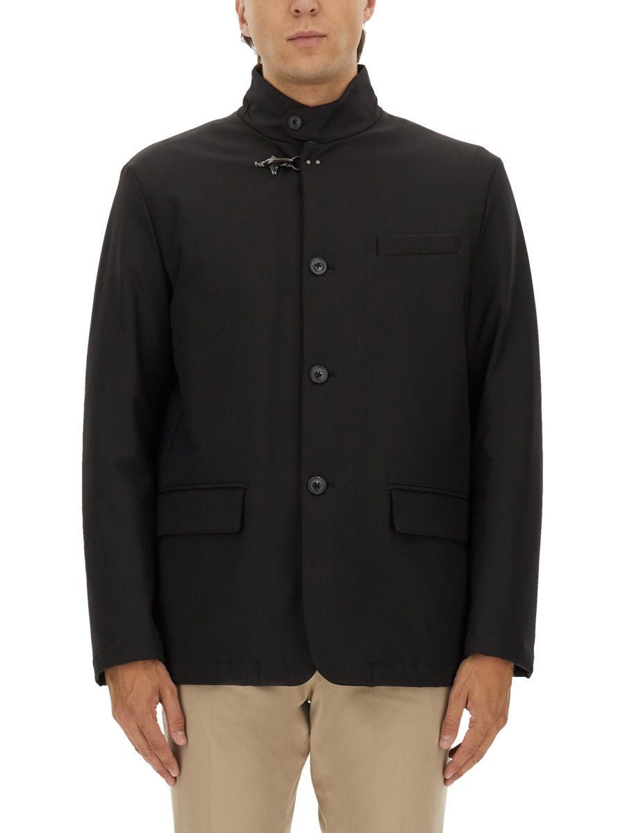 FAY Men's Hook-Detail Jacket - Size L