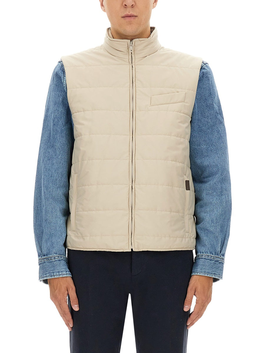 FAY Men's Quilted Vest - Size L