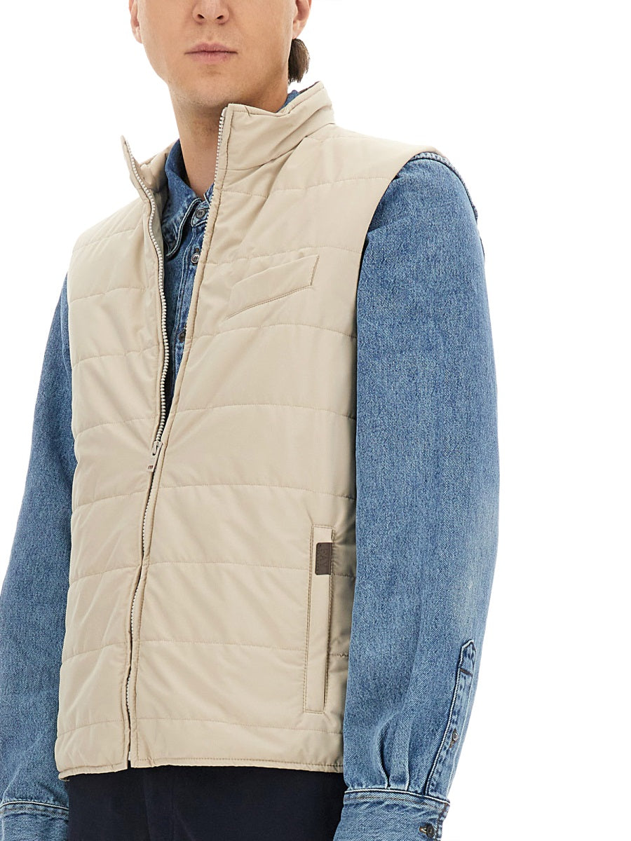 FAY Men's Quilted Vest - Size L