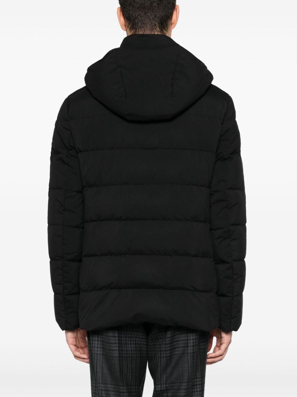 FAY Men's Double Breasted Padded Bomber Jacket