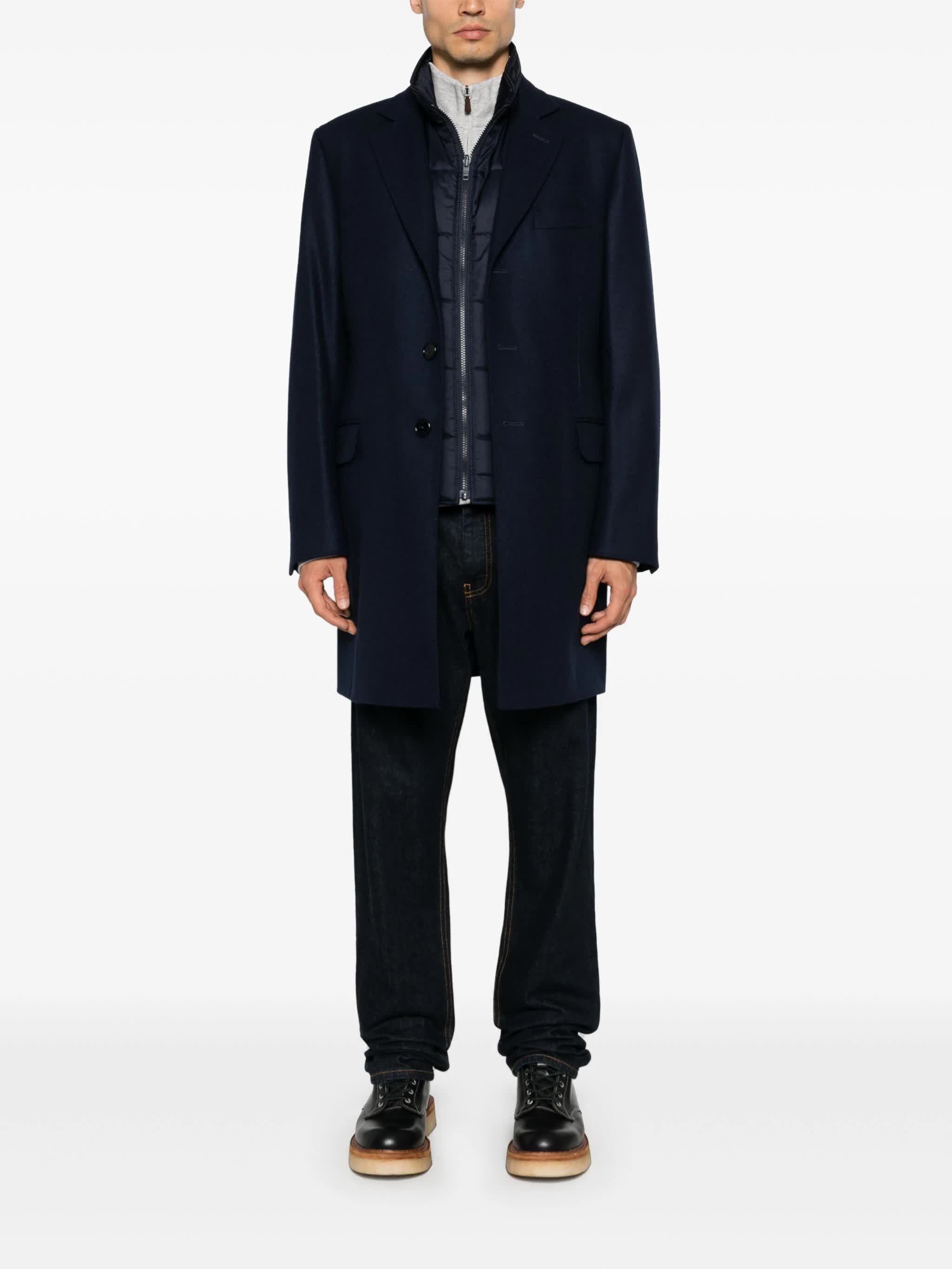 FAY Double Wool Jacket for Men - FW25 Collection