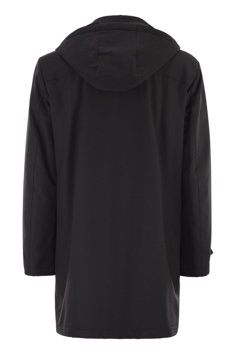 FAY Morning Travel Jacket with Removable Hood