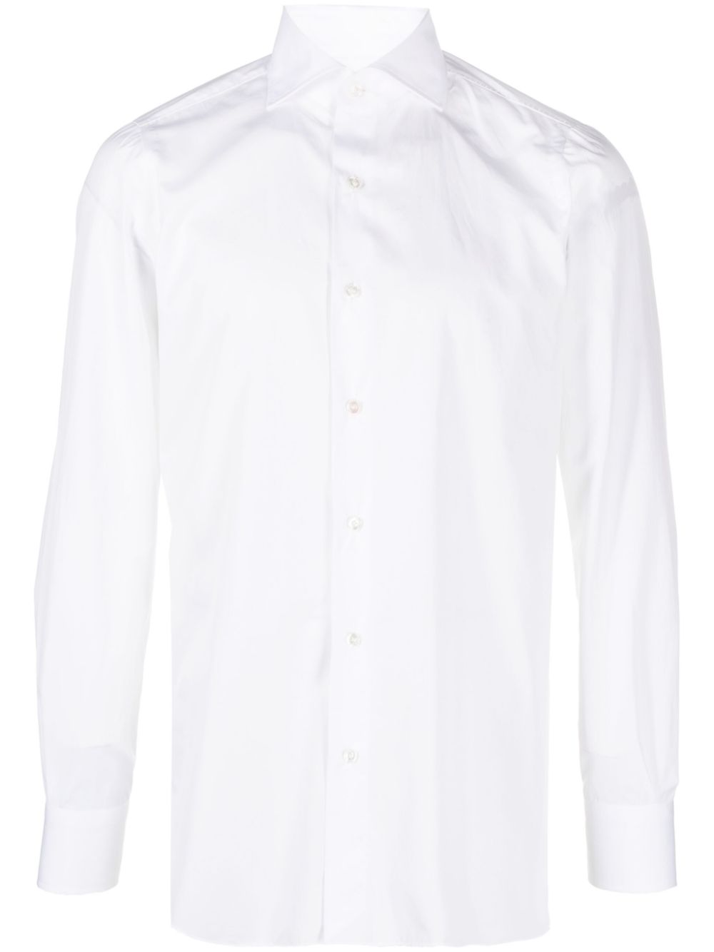 FINAMORE Men's Lightweight Cotton Cutaway Collar Shirt