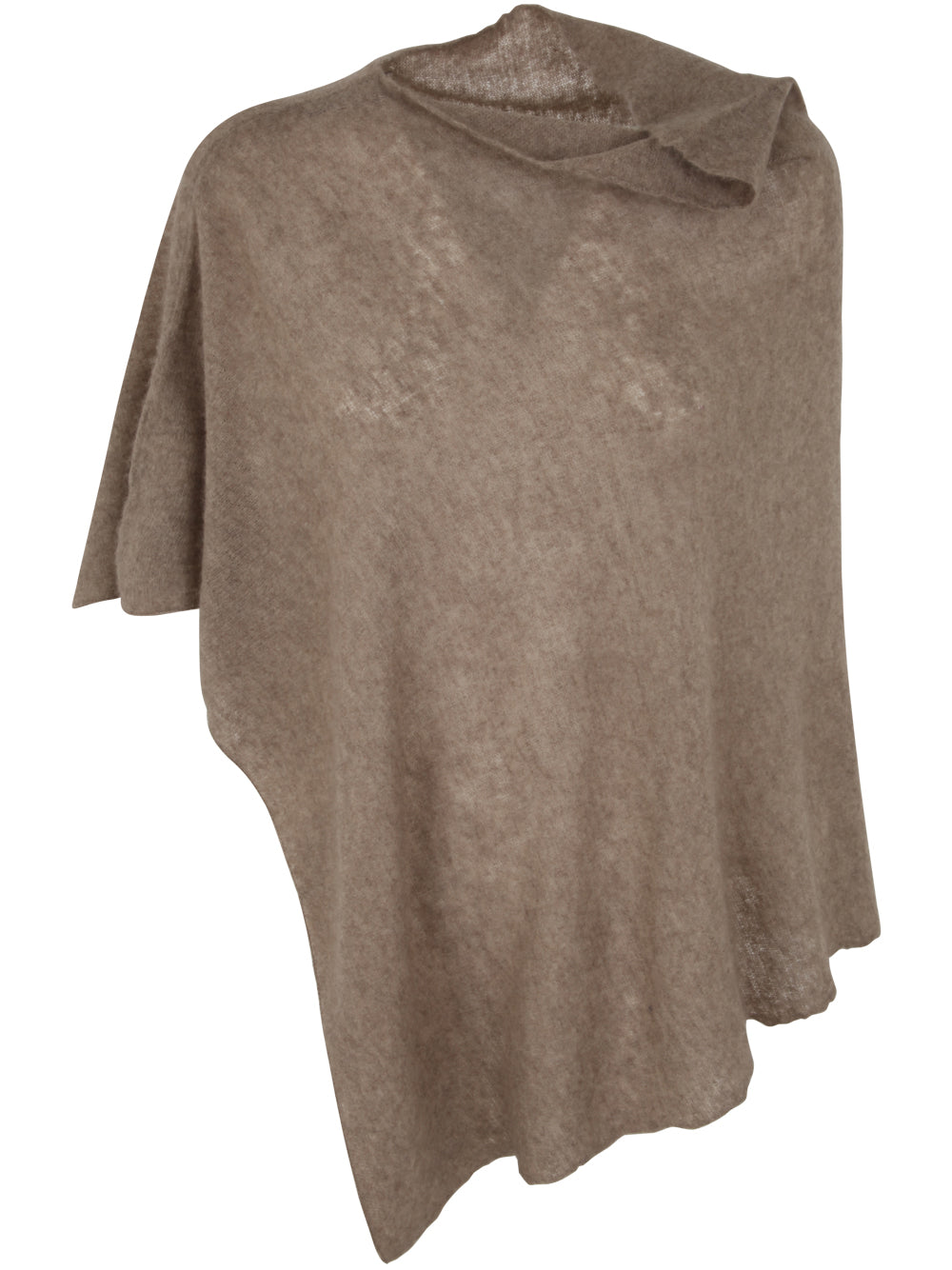 MIRROR IN THE SKY Open Knit Poncho for Women - Fall/Winter Style