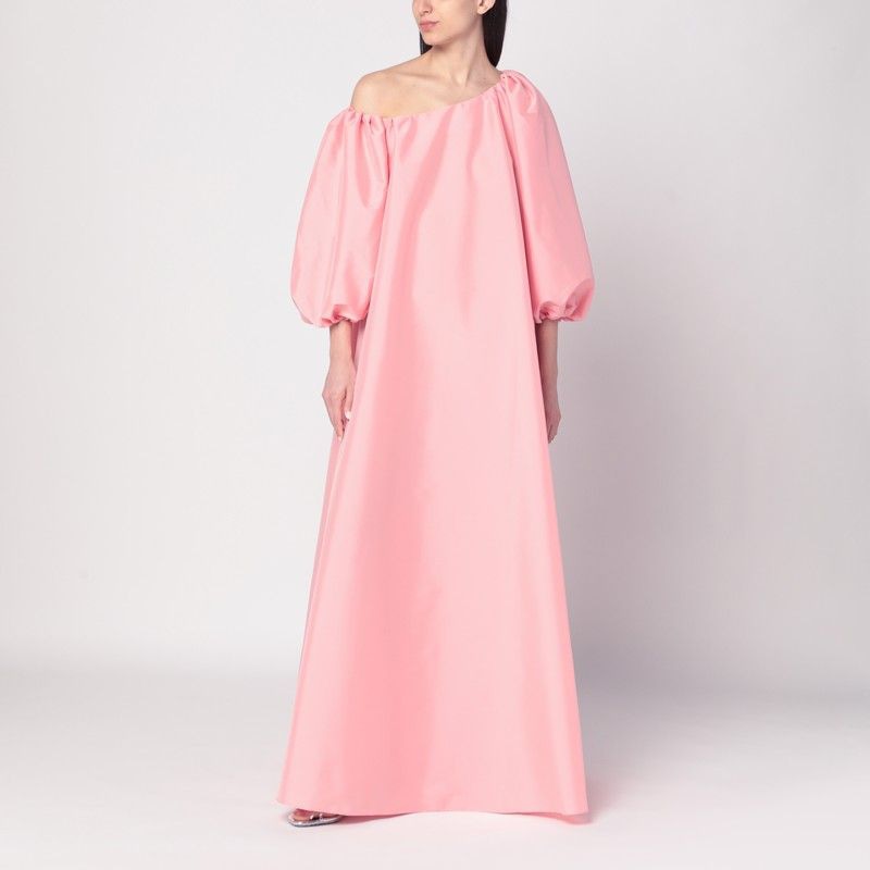 BERNADETTE Loose-Fit Off-the-Shoulder Long Dress