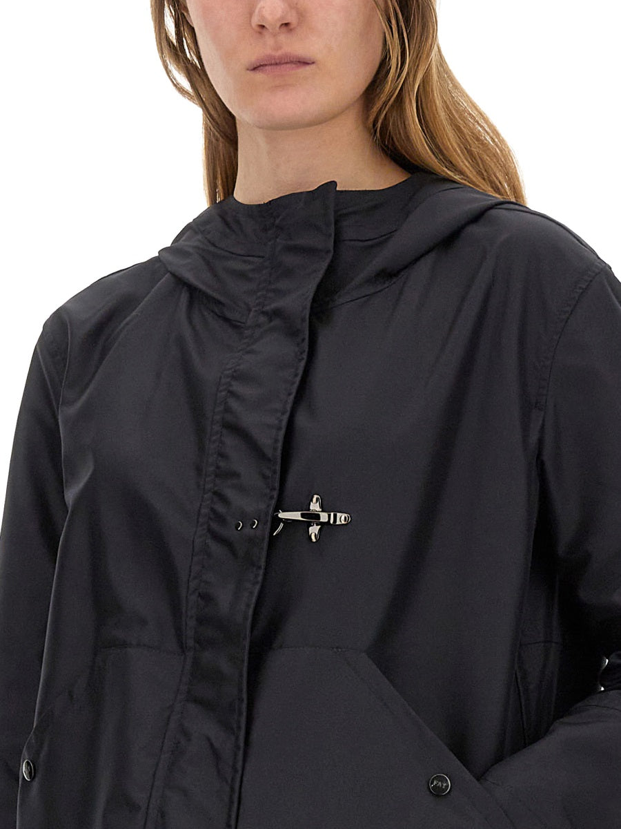 FAY Stretch Gabardine Caban Jacket - Size S