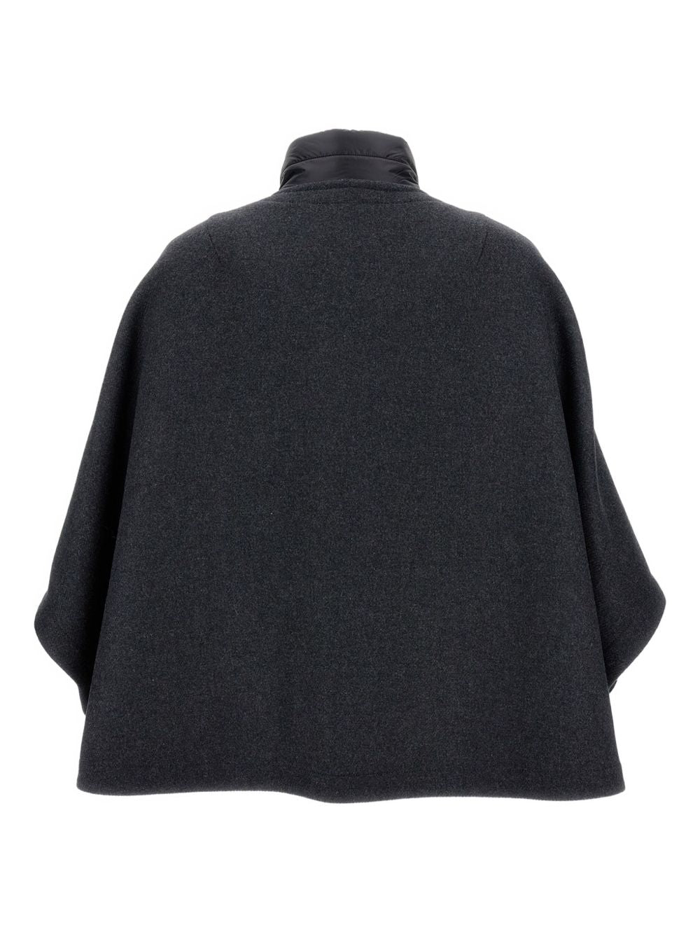 FAY Reversible High Neck Cape with Welt Pockets
