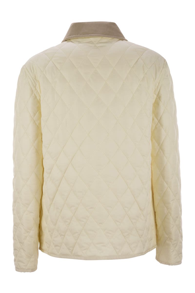 FAY Diamond Quilted Mini Shirt Jacket for Women