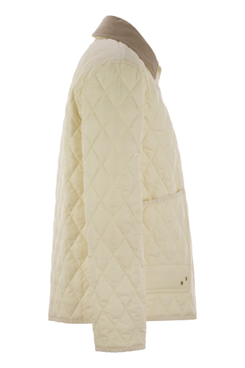 FAY Diamond Quilted Mini Shirt Jacket for Women