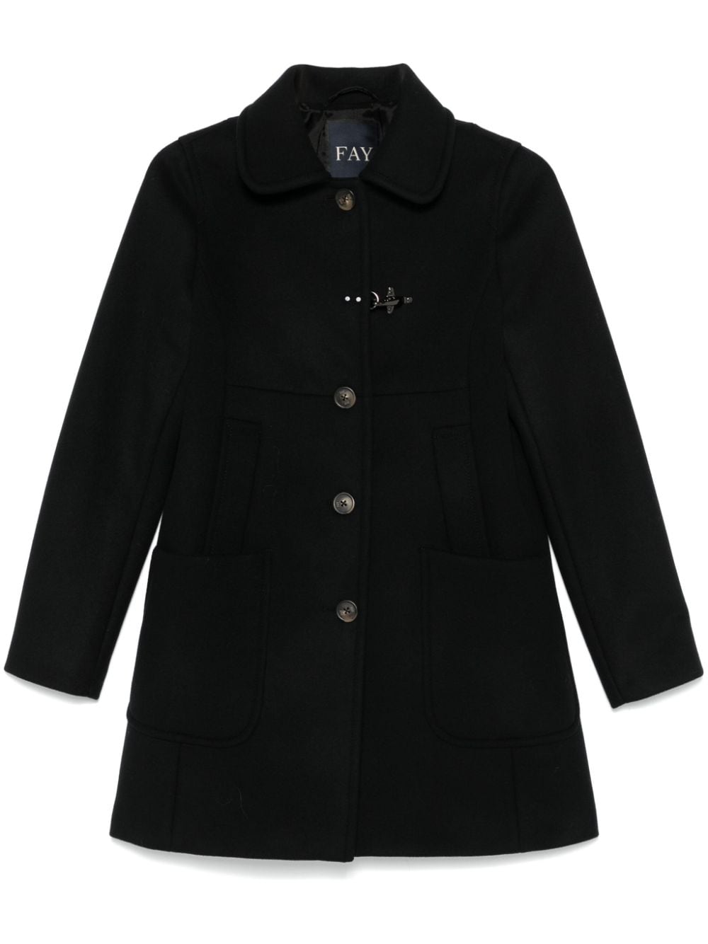 FAY Elegant Single-Breasted Mini Jacket