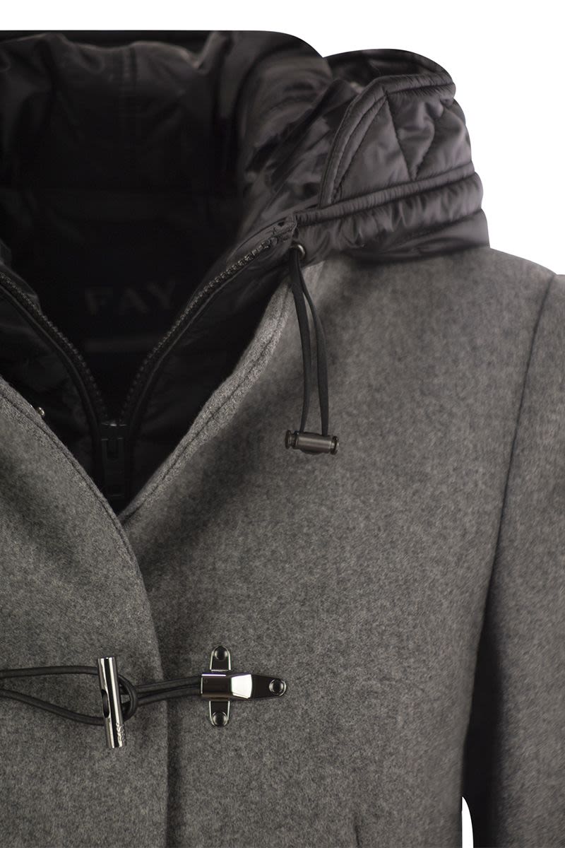 FAY Women's Toggle Jacket in Wool Cloth