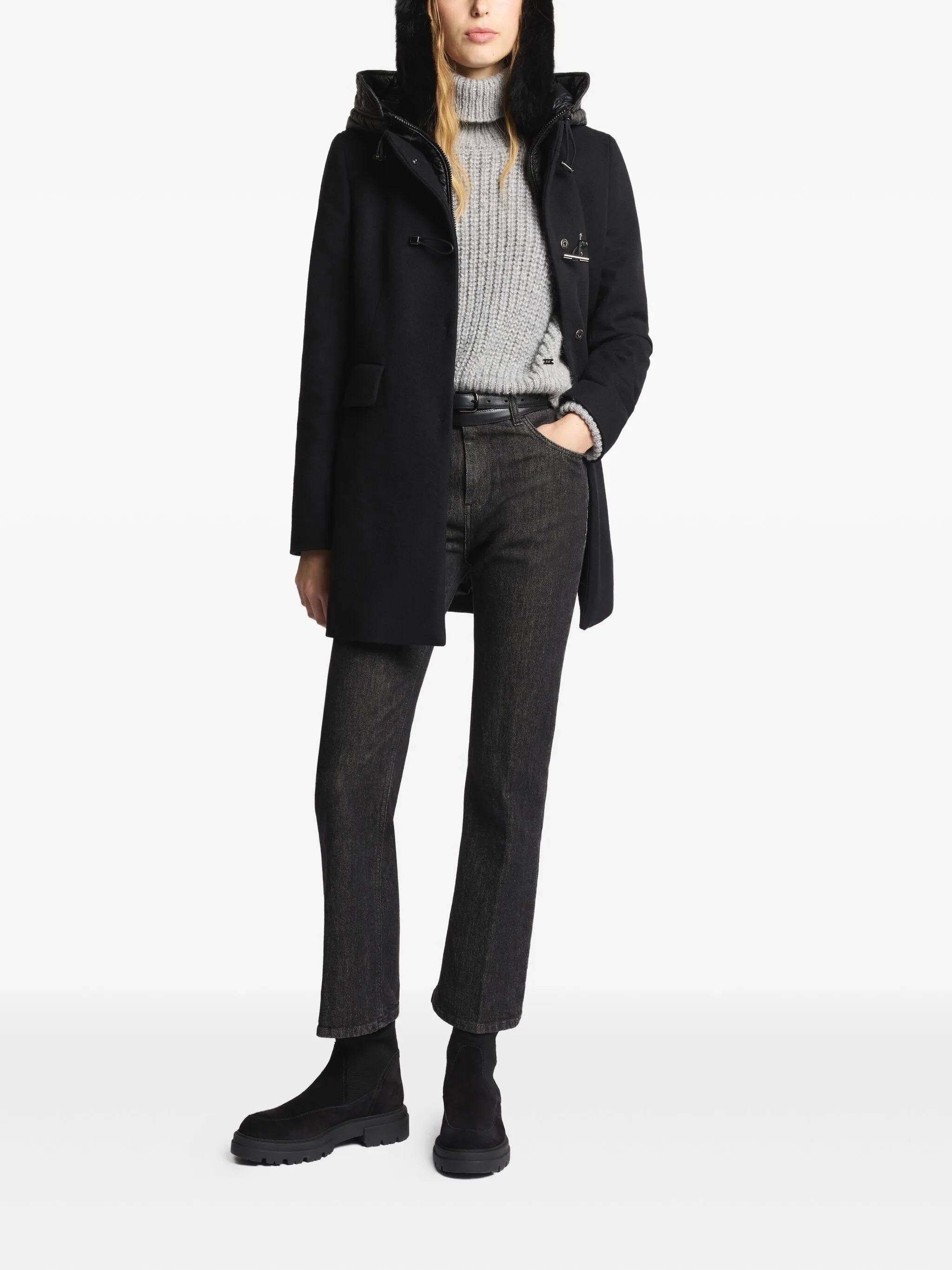 FAY Urban Toggle Jacket in Wool Cloth