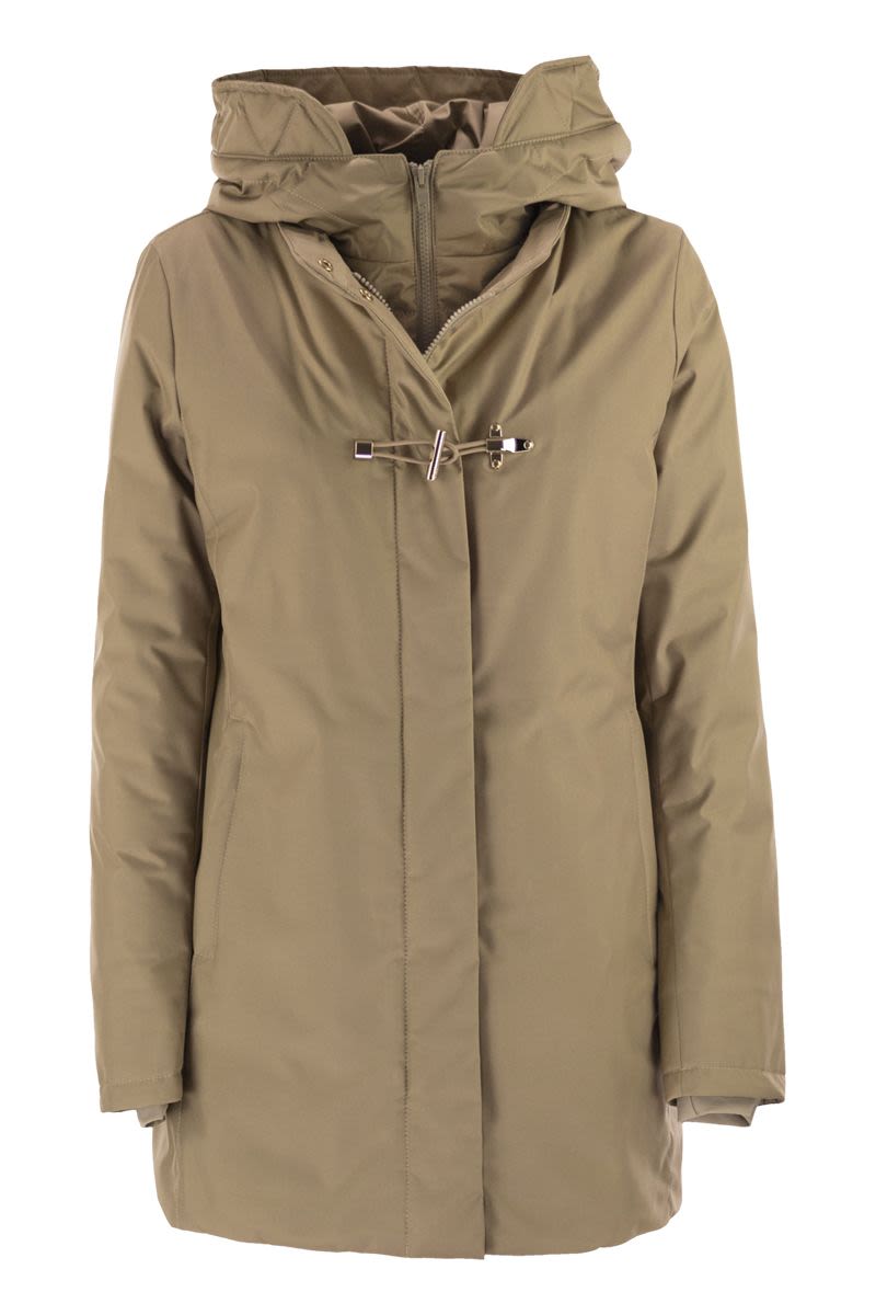 FAY Technical Gabardine Toggle Jacket